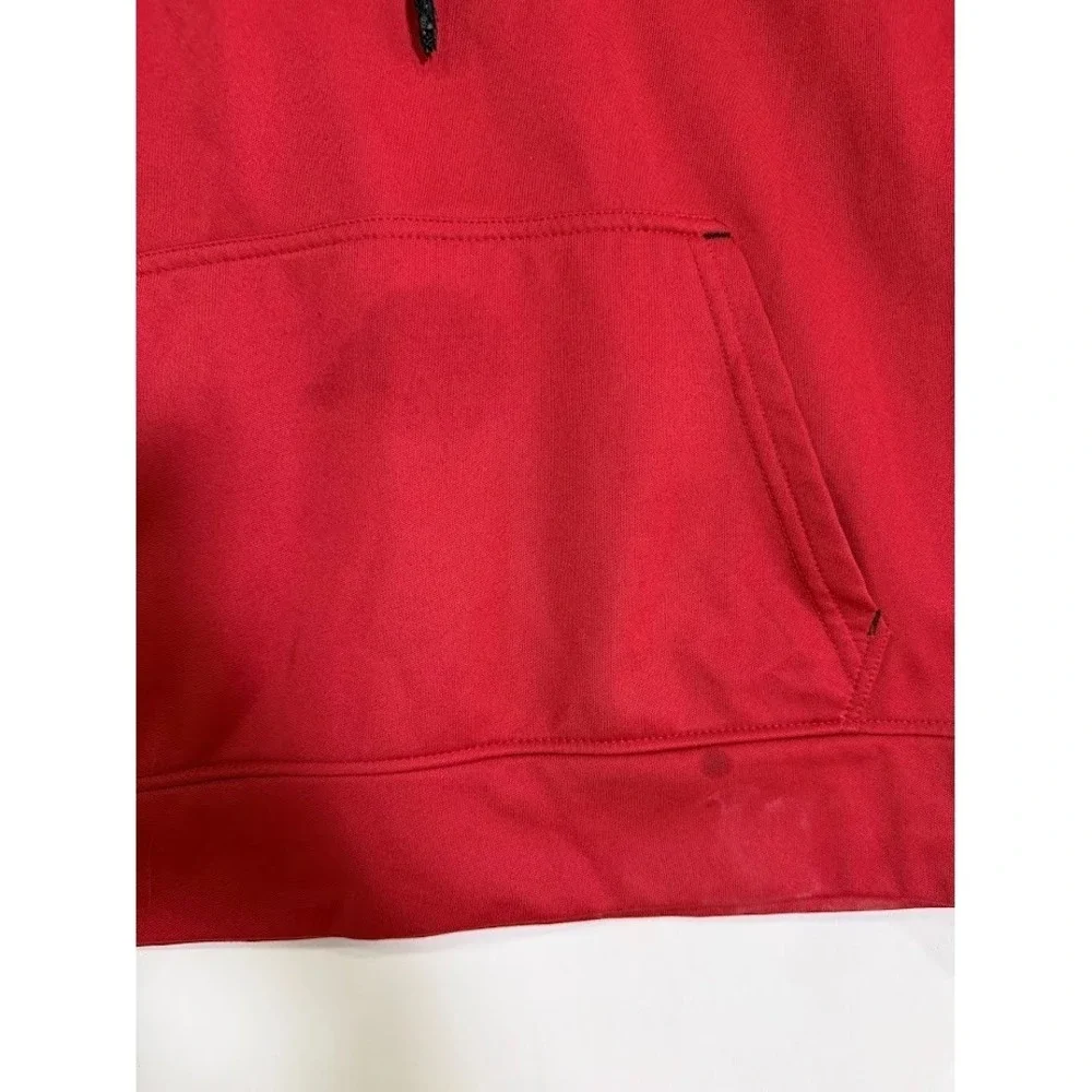 Ohio State Buckeyes Scarlet & Gray‎ Embroidered Red Hooded Sweatshirt Men M